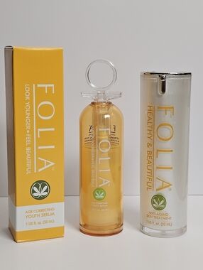 Folia Age Correcting Youth Serum BEAUTYtheory skincare skin serums treatment set